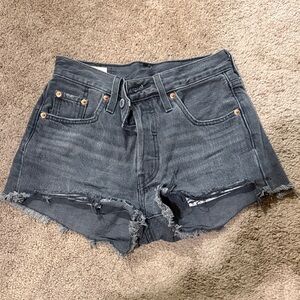 Levi's Charcoal Jean Shorts for Women